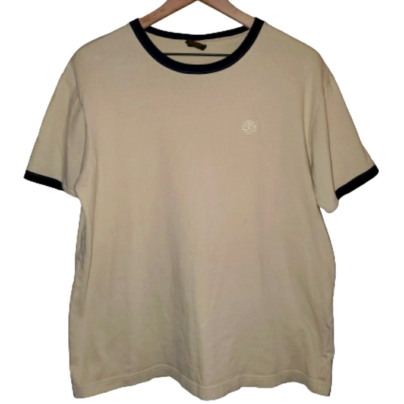 Timberland Logo Shirt Organic Cotton Blend L - Picture 2 of 7